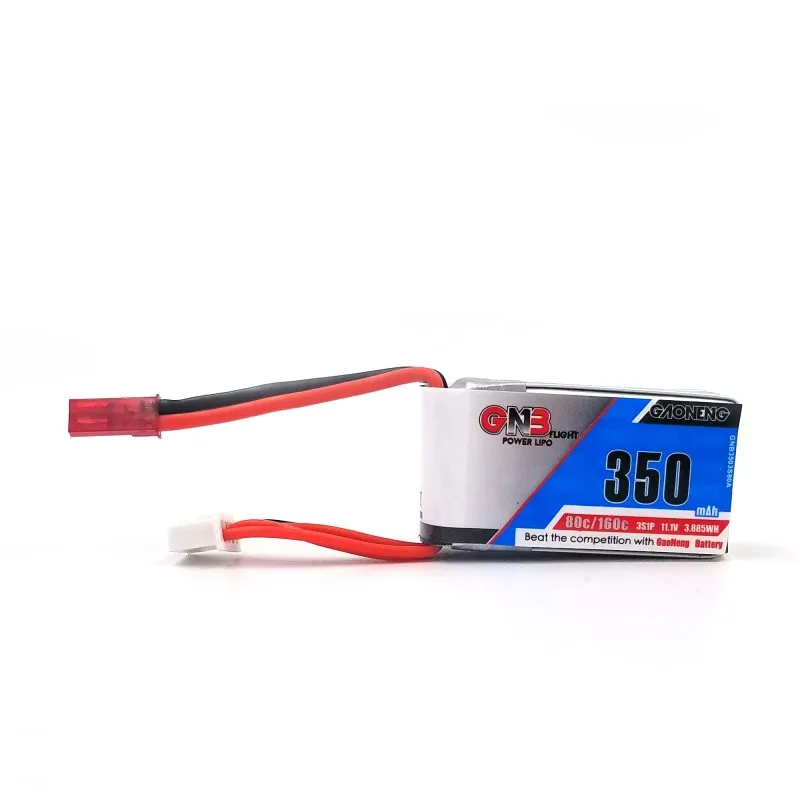 4 шт. Gaoneng GNB 350 мАч 3S 11 1 В 80C Lipo батарея JST XT30 разъем для FPV гоночный Дрон микро