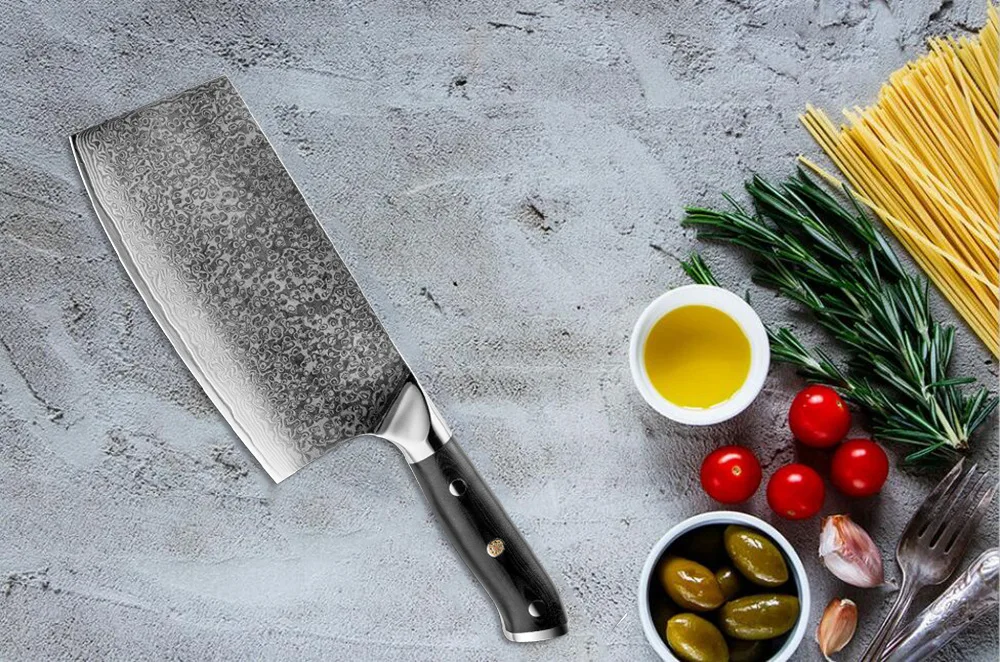 Набор поварских ножей XITUO из дамасской стали острый нож Sankotu филе мяса кухни