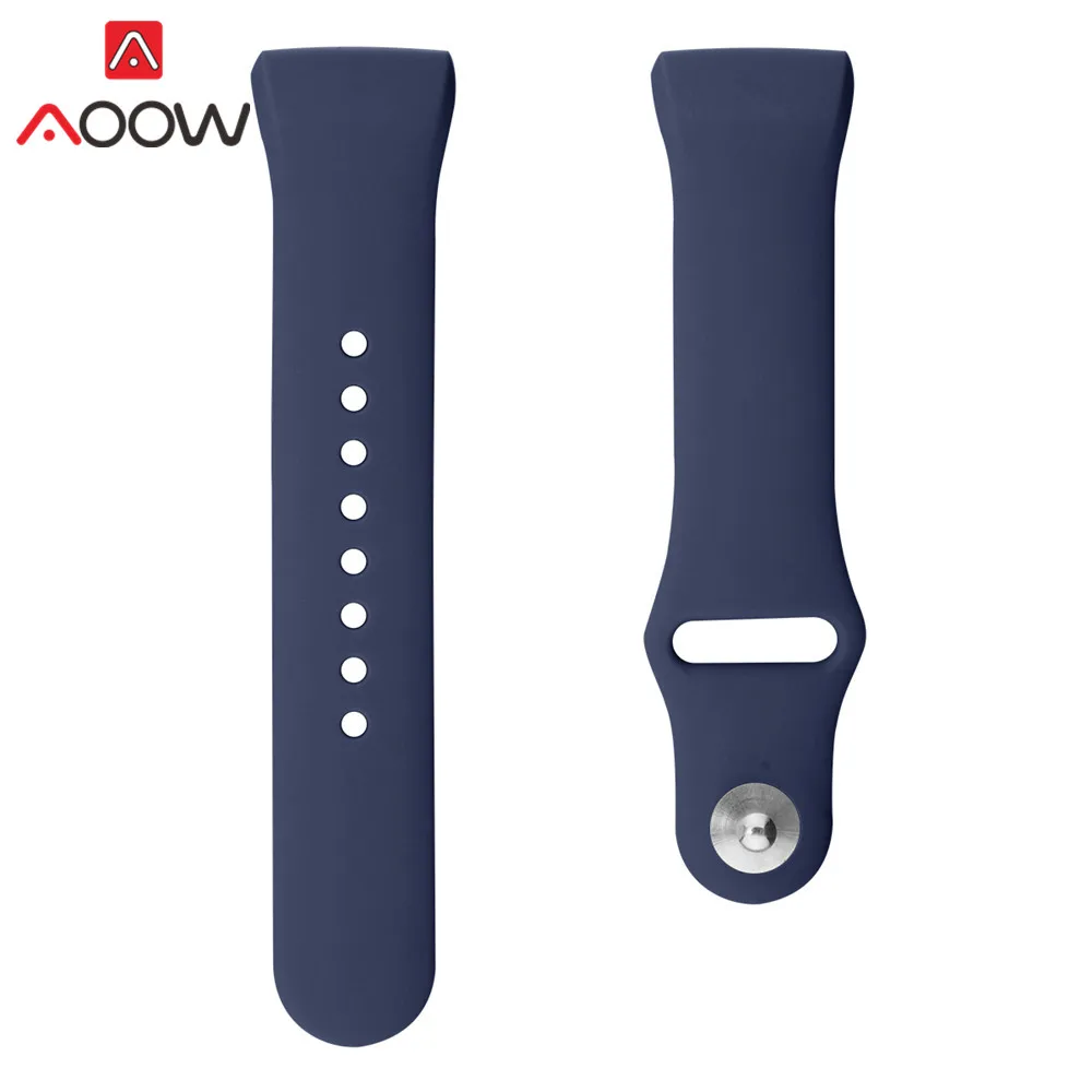 Силиконовый ремешок для Fitbit Charge 3 мягкий спортивный водостойкий для мужчин для женщин заменить для мужчин t браслет ремешок для charge3 Смарт-часы - Цвет ремешка: Navy blue