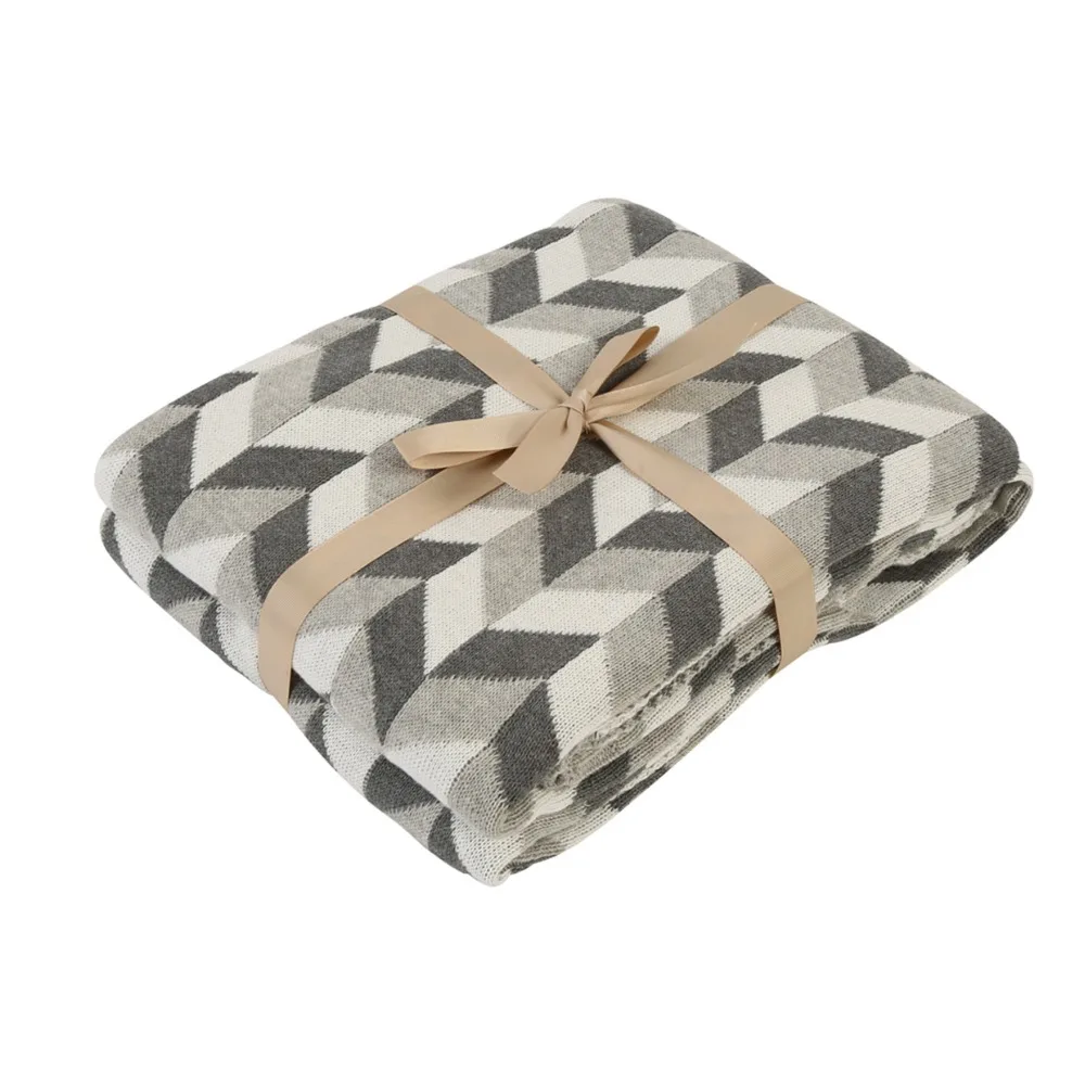 Плед для дивана collalily из 100% хлопка в скандинавском стиле современный плед