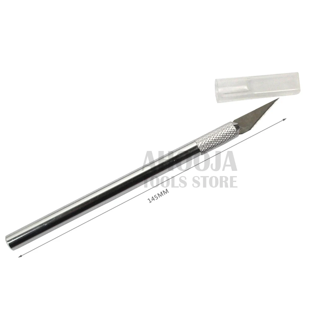 Нож для резьбы Pro'sKit не скользящий металлический нож по дереву режущий