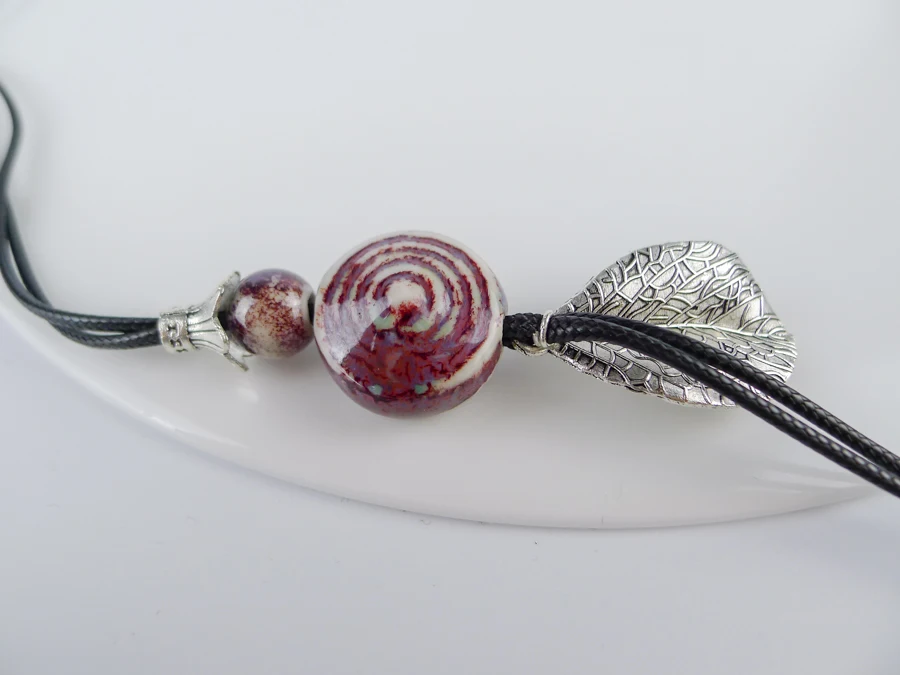 Керамические ювелирные изделия Jingdezhen длинная веревка керамические бусины