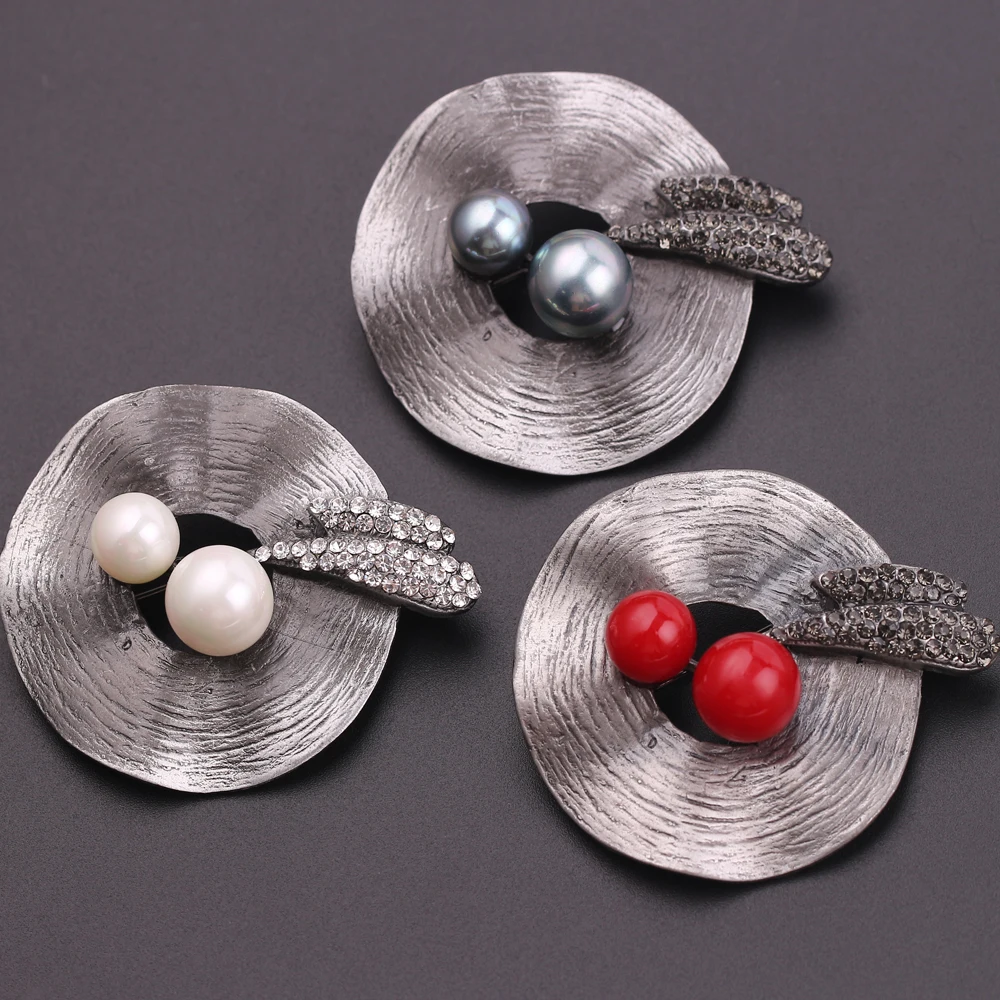 Винтажная простая женская брошь цветок лист гирлянда различные стили жемчужные