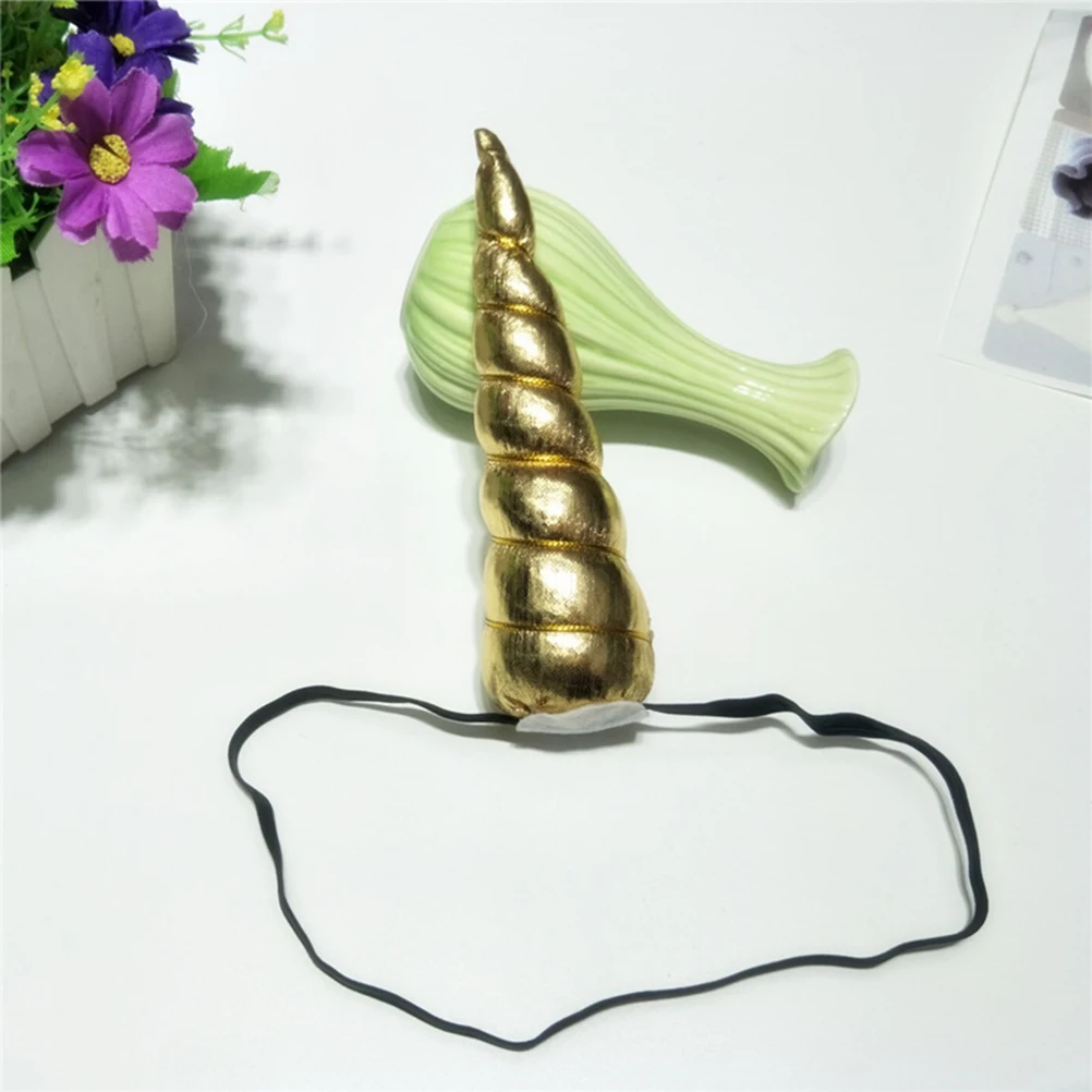 10pcs Unicorn Horn Headband Brightly halloween headband Colored Head Piece Spiral Costume Favors Supplies | Красота и здоровье