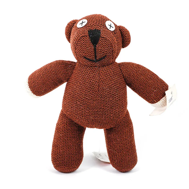 2 шт./лот 25-30 см Mr Bean& Teddy Bear плюшевые мягкие игрушки Mr. Игрушечные бобы куклы мягкие животные игрушки для детей детские подарки