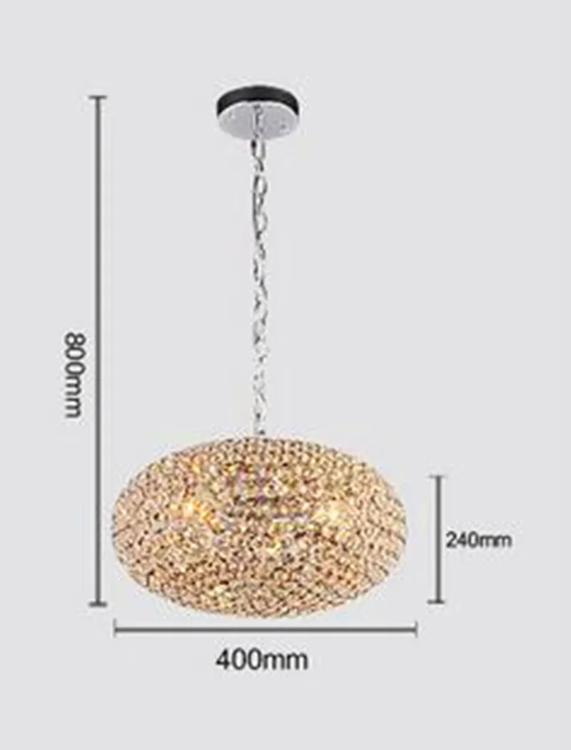 Хрустальный светильник для коридора столовой ресторана Современная
