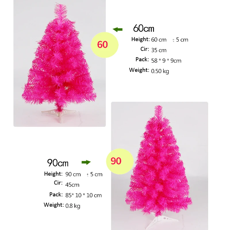 Искусственная елка для Рождественского украшения 60 см Рождественская из ПВХ