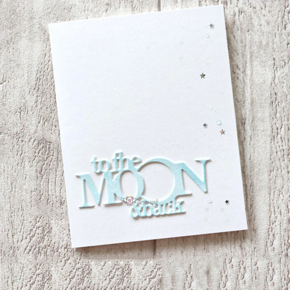 Металлические Вырубные штампы форма для вырезания луна молитвенные буквы