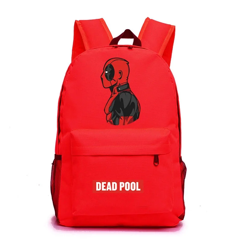 Новое поступление, Мстители из комиксов Marvel deadpool, рюкзак с принтом, школьные сумки, багажные дорожные сумки