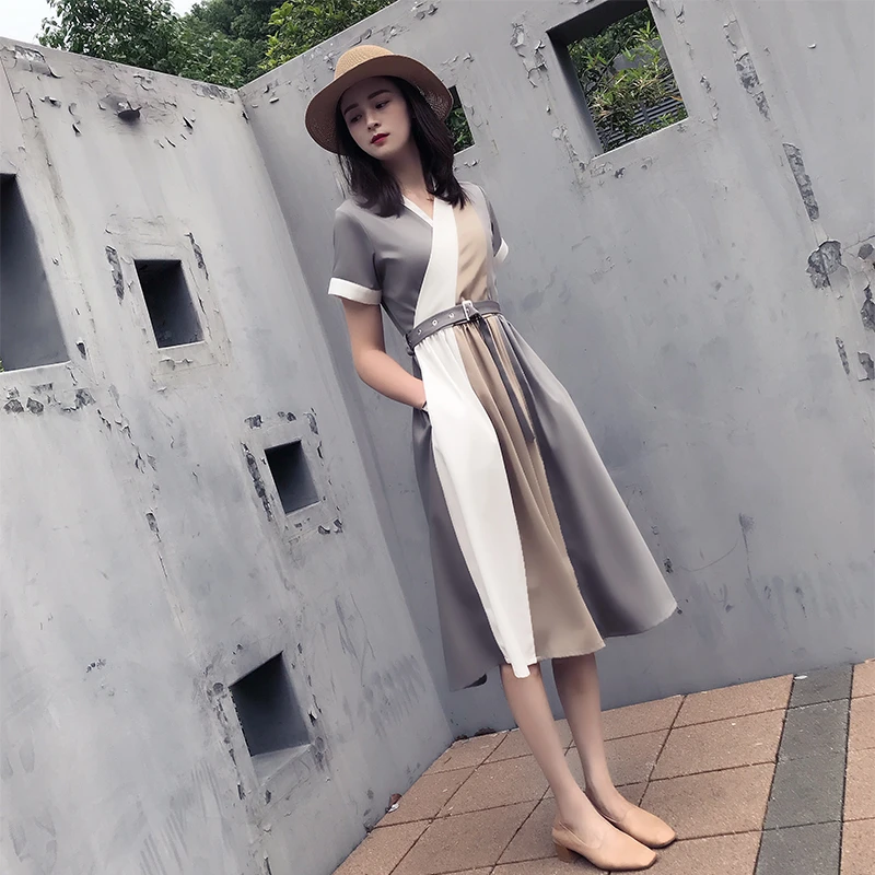 Повседневное сексуальное платье с v-образным вырезом для беременных летнее