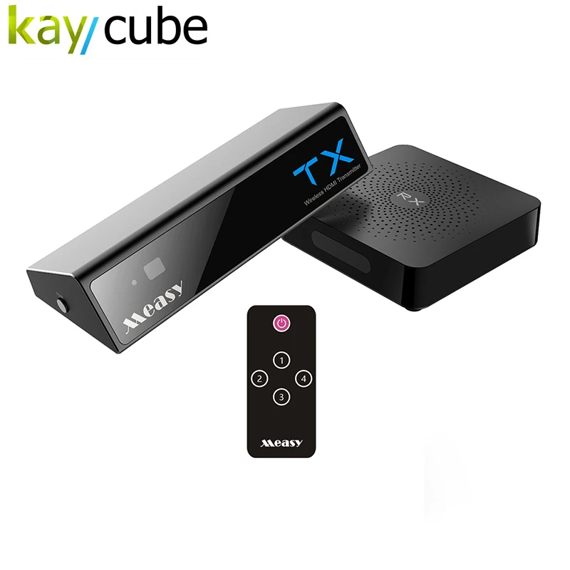 W2H Max беспроводной HDMI видео передатчик и приемник HD1080P 4 IN удлинитель до 30 м/100 футов