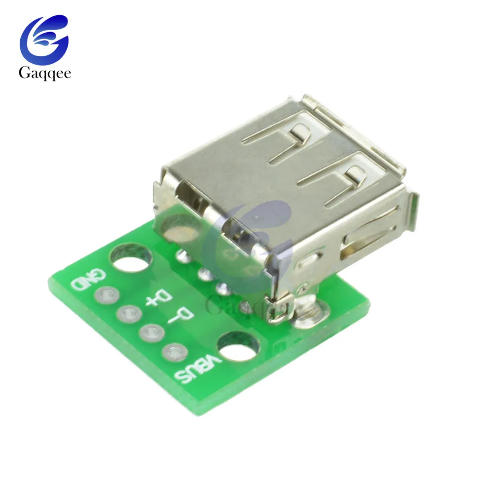 50 шт. адаптер типа А Micro USB Для DIP адаптера 4 контактный разъем мама плата модуля
