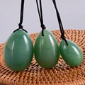 Jade Egg Set Drill Natural Aventurine Yoni Egg Mineral Quartz Healing Massage Ball Kegel Exercise Pelvic Floor Muscle For Women