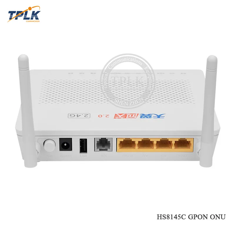 Б/у HS8145C GPON EPON ONU ONT с 1GE + 3FE 1TEL wifi 2 4G Carrier|Оптоволоконное оборудование| |