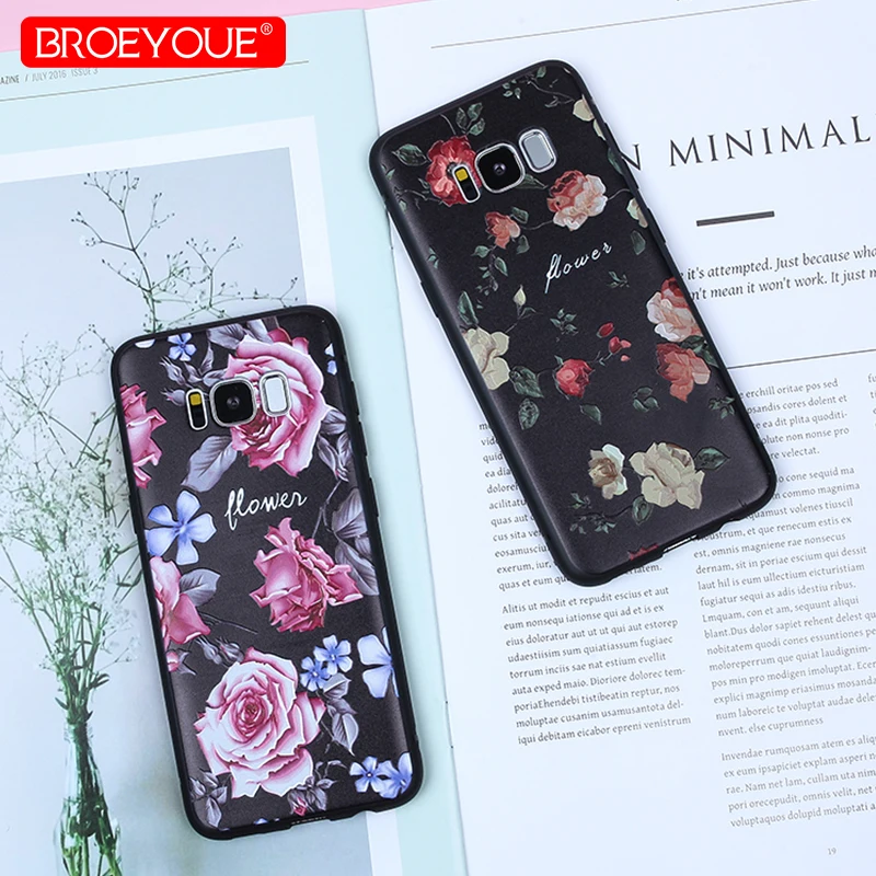 BROEYOUE чехол для Samsung Galaxy A3 A5 A7 A8 J3 J5 J7 2016 2017 2018 S8 S9 Plus мягкие чехлы из ТПУ iPhone 5 SE X 6 6S 8 7 |