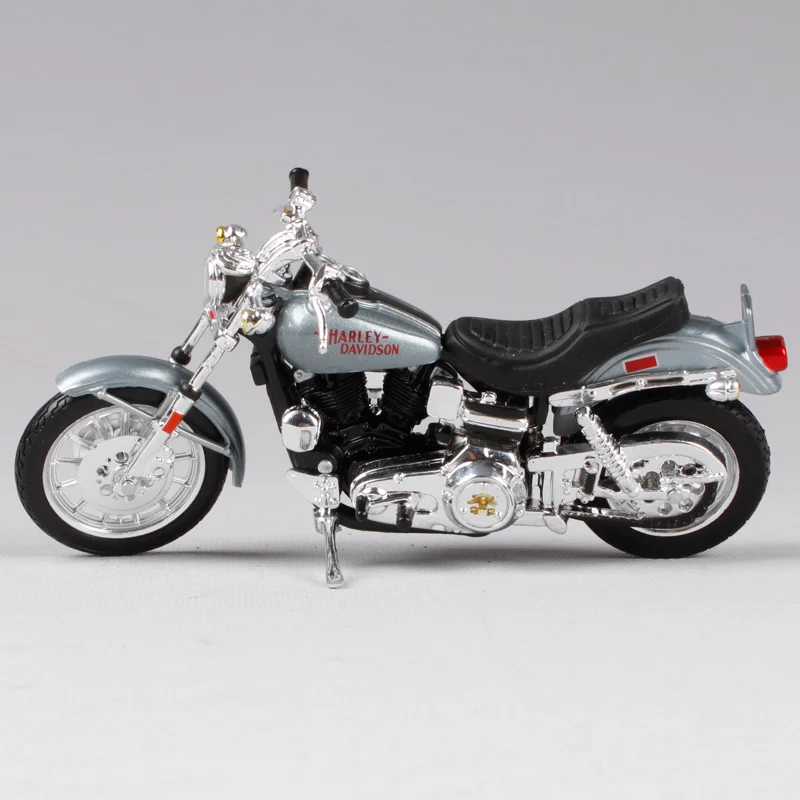 Maisto 1:18 H D изысканный металл мотоцикл литье под давлением 1977 fxs низкий наездник