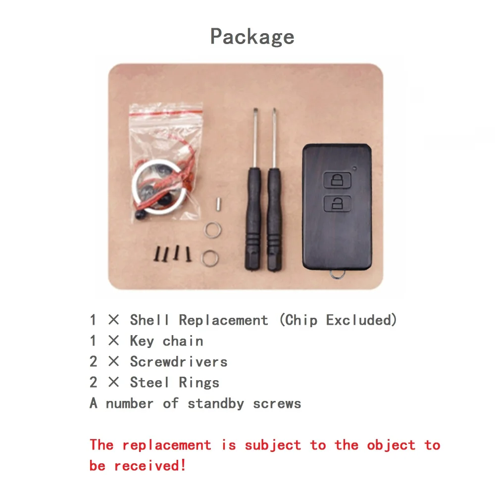 Замена дистанционного Управление ремонт деревянный автомобиль брелок Shell для 2017