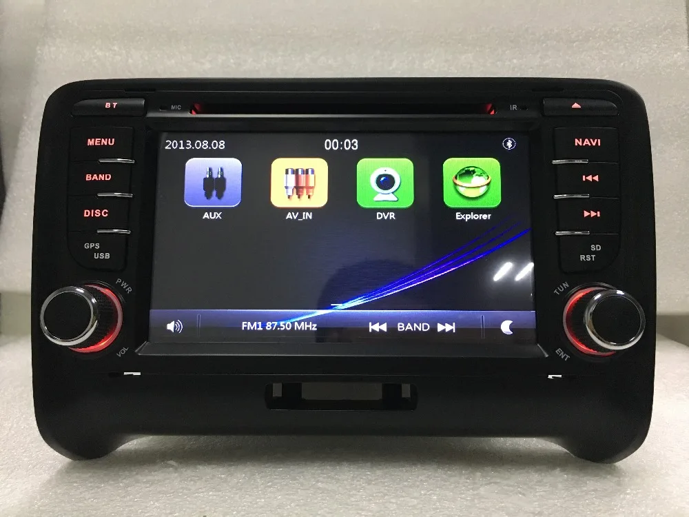 Оптовая продажа! Автомобильный Радио gps dvd плеер для Audi TT MK2 (2006 2014) Поддержка 3G