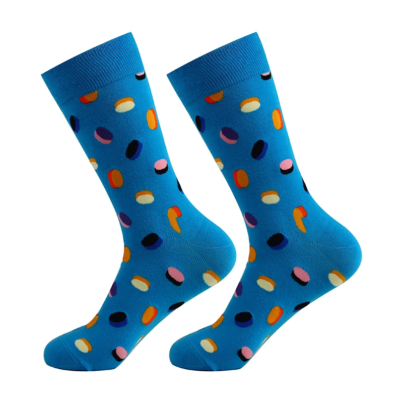 50169 Moda Socmark, Новое поступление, мужские носки s Happy, мужские s, чёсаный хлопок, термальные забавные носки, длинные носки унисекс, повседневные подарочные носки для мужчин - Цвет: 50169