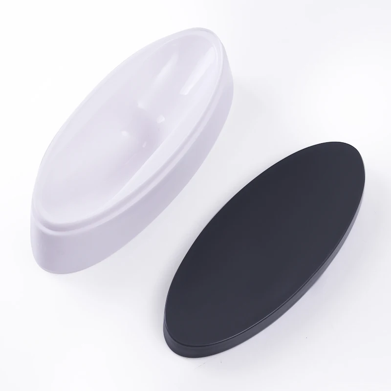 1 шт. французский контейнер для пудры ногтей пластиковая линия глиттер