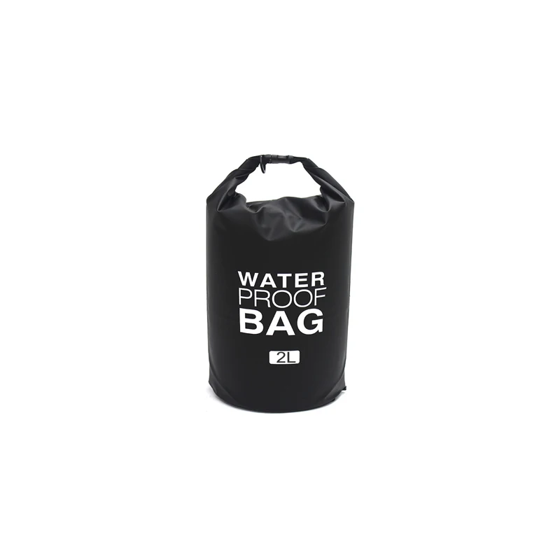 2L Black Сумка для плавания сумка для воды 10L 15L 20L водонепроницаемая сумка для хранения сухой мешок для наружного приключения Кемпинг Canyoneering Sailing Surfing - Цвет: 2L Black