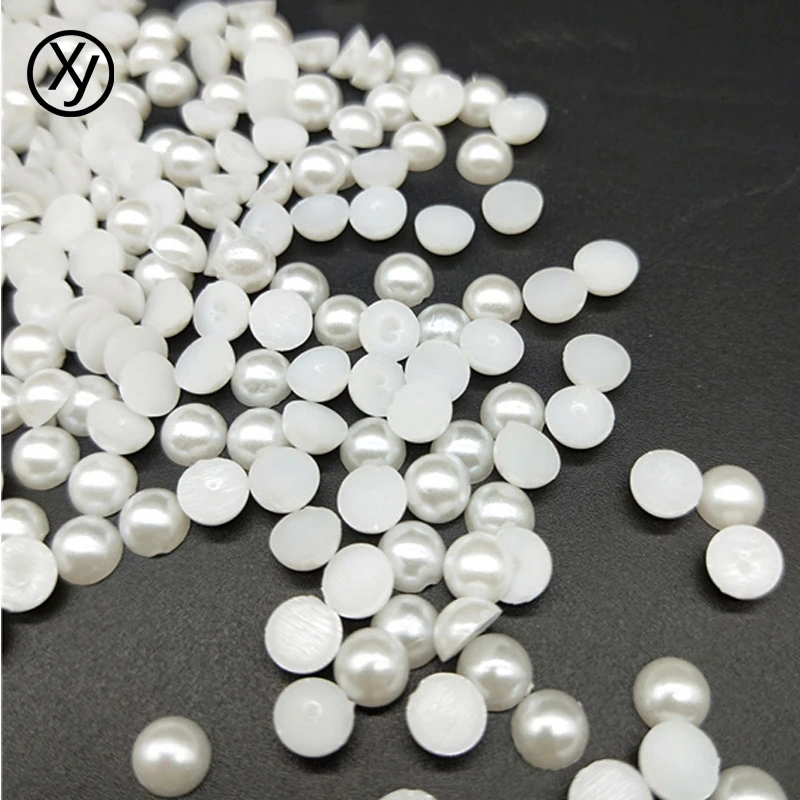 Модные Акриловые полукруглые шарики для рукоделия 6 мм 200 шт. акриловые имитация