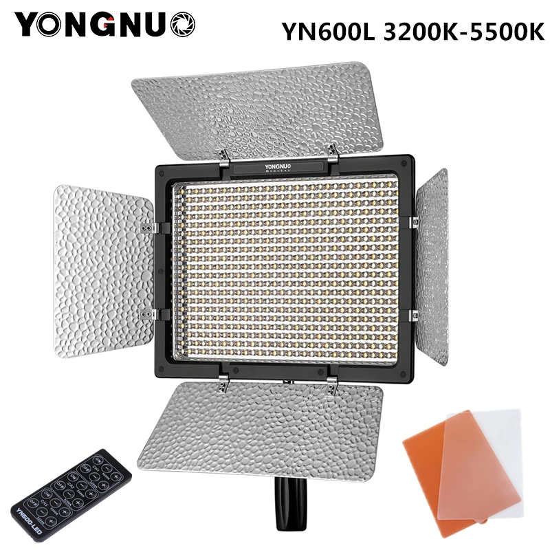 Светодиодная панель для видеосъемки YONGNUO YN600L YN600 с регулируемой цветовой
