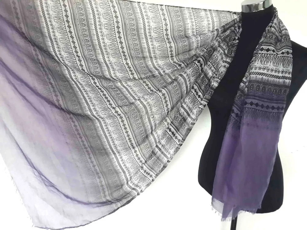 10 шт./лот большой Потертый ацтекский Племенной шарф с принтом Шаль женские