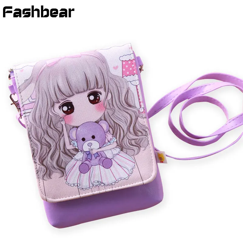 Дети Сумки на плечо ребенок сумка для Обувь девочек милый ПУ дошкольного