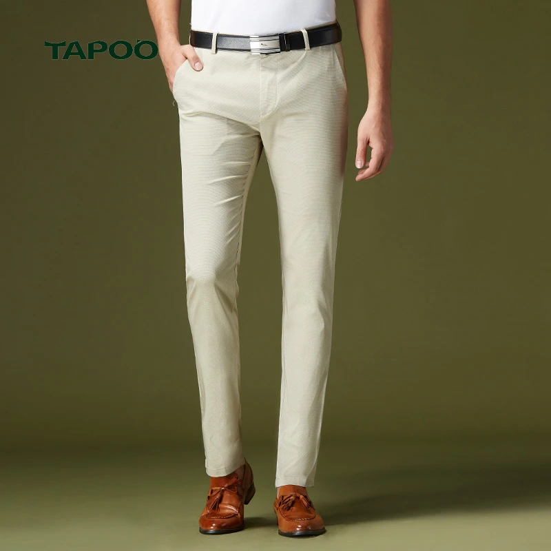 Tapoo 4 вида цветов Бизнес Повседневный стиль брюки Весна-осень Fashion хлопок Тонкий