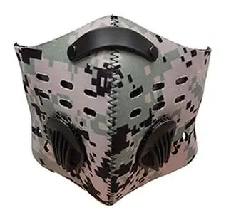 Камо Leopard Pm2.5 здоровый Carborn Половина маска спортивные пыли защитные фильтры для смога маска Ciclismo