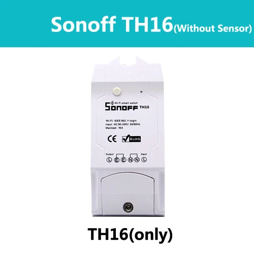 Умный выключатель Itead Sonoff TH TH10/TH16 с Wi Fi пульт дистанционного управления для