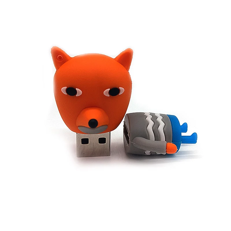 Мультфильм свитер лиса/Сова/красивая девочка ручка накопитель 64 ГБ 32 16 8 4 usb флеш
