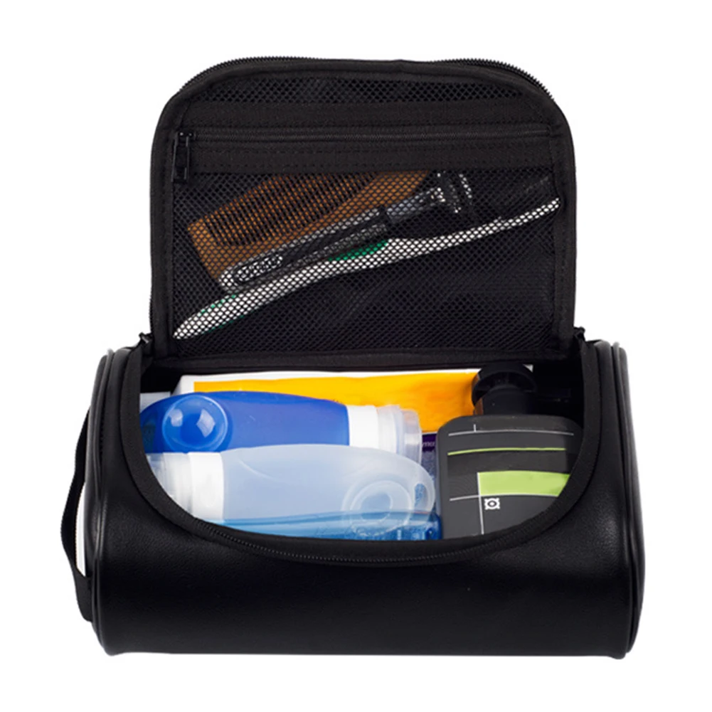 Мужская сумка для бритья из искусственной кожи дорожная мытья на ночь туалетных