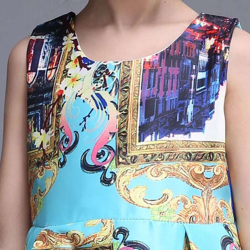 Новое поступление платье для маленьких девочек Милан креативный детские платья