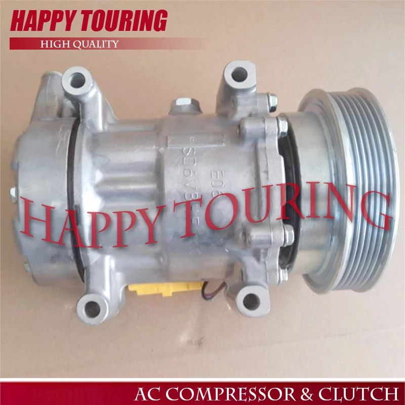 SD6V12 переменного тока компрессора для Renault Megane Scenic II modus Kangoo Clio III Twingo 8200953359 8200756601 8200578856 8200819568