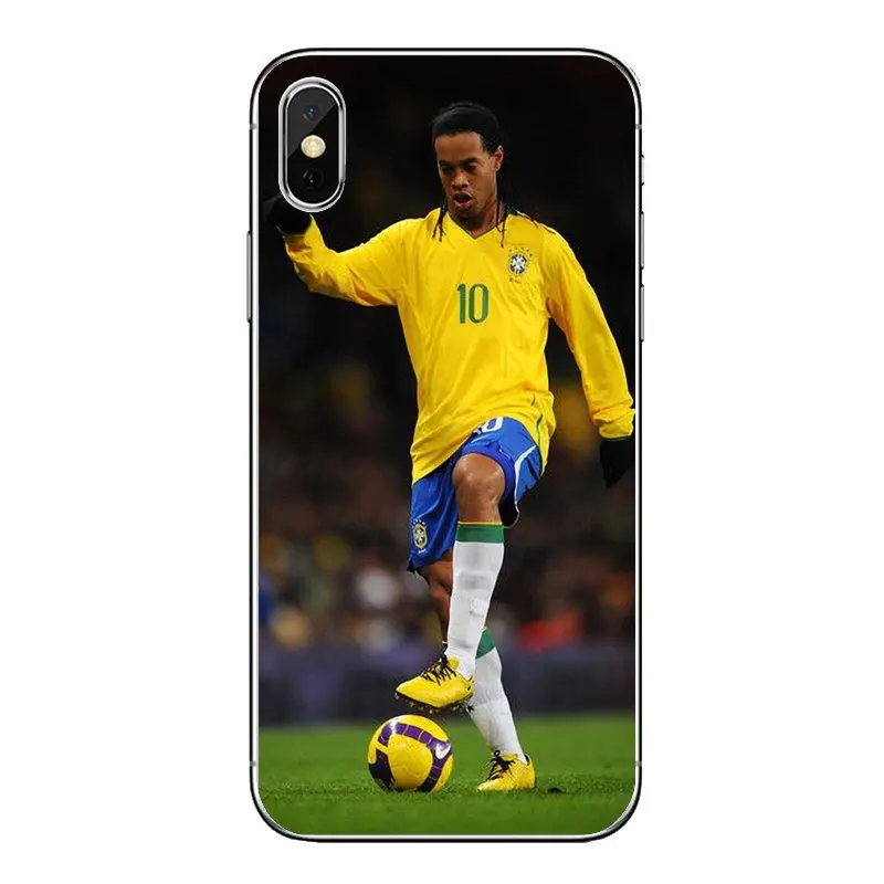 Silicone Phone Cases Cover Ronaldo Ronaldinho Soccer Star Brasil For Xiaomi Mi A1 A2 5X 6X 8 lite SE Pro Max Mix 2 2S 3 Mi5 Mi5S |