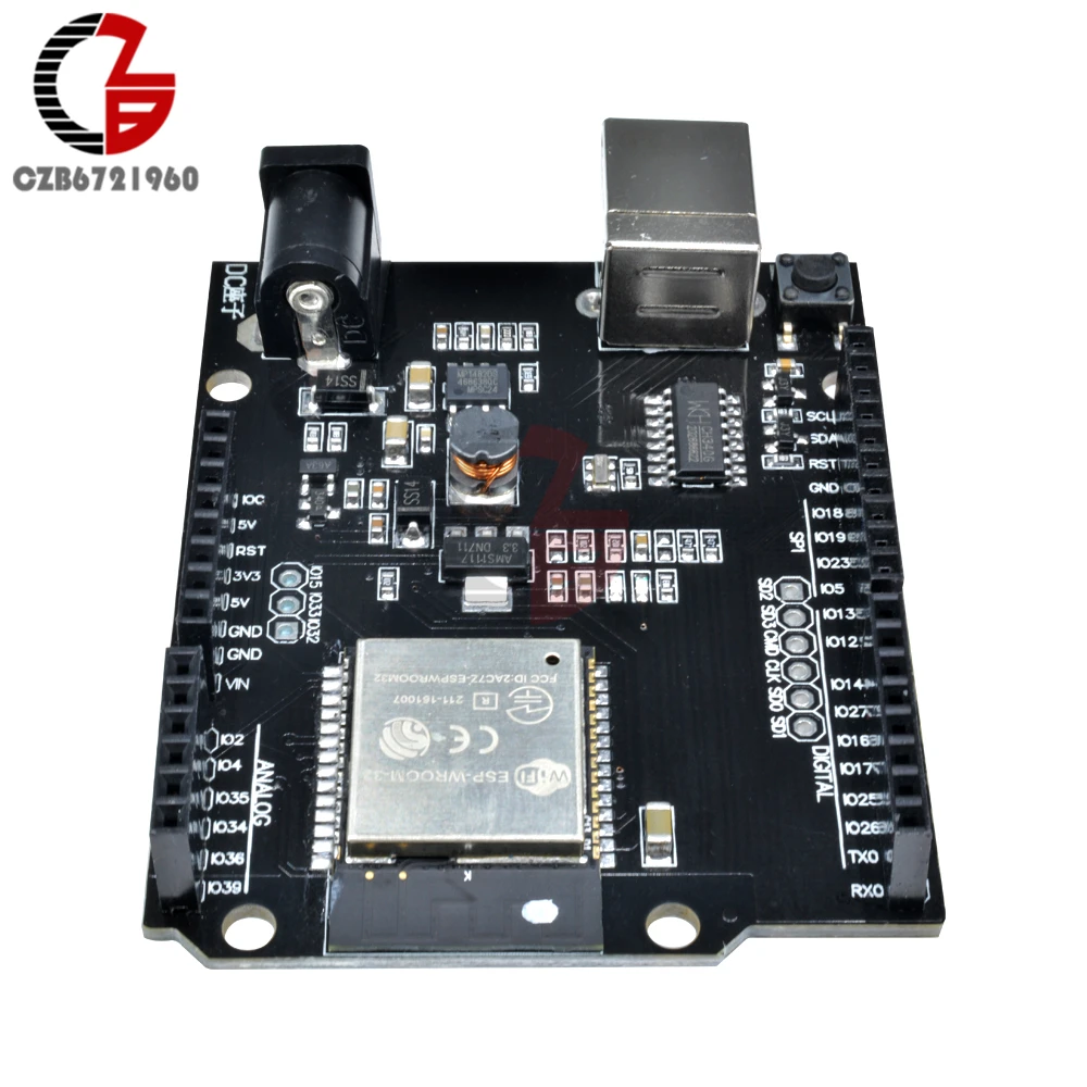DC 5 в 12 В двойной режим ESP32 беспроводная Wifi Bluetooth плата для разработки CH340 CH340G USB B