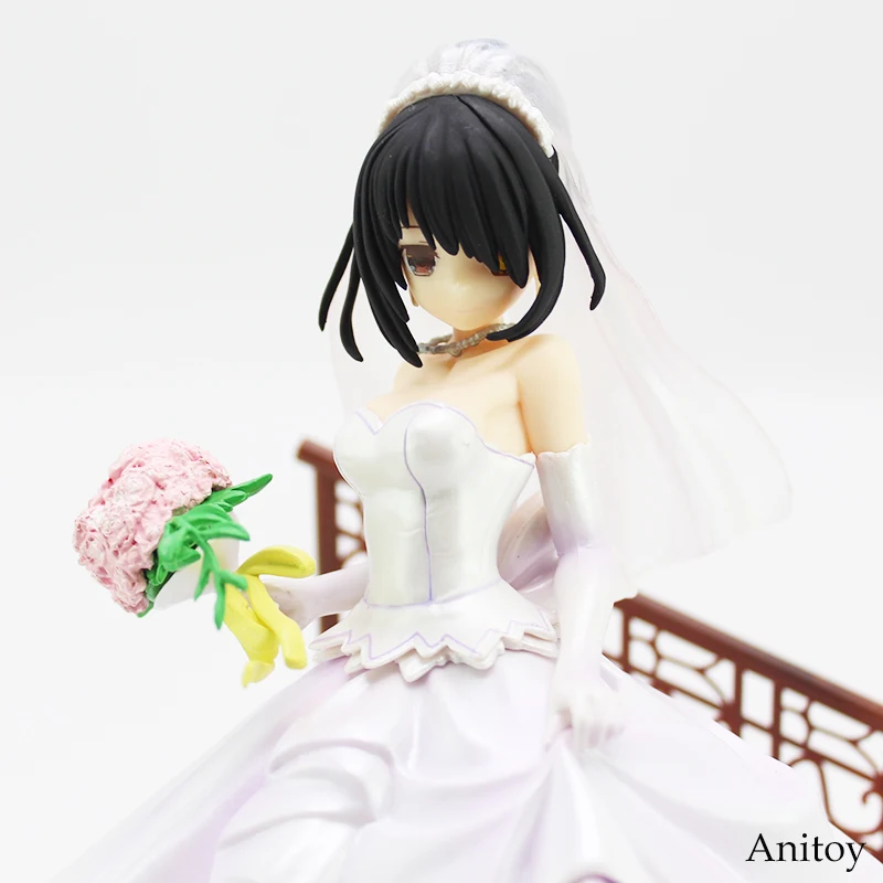 Дата живой свадьбы Tokisaki Kurumi Ver. 1/7 Масштаб ПВХ фигурка Коллекционная модель игрушки 21 см