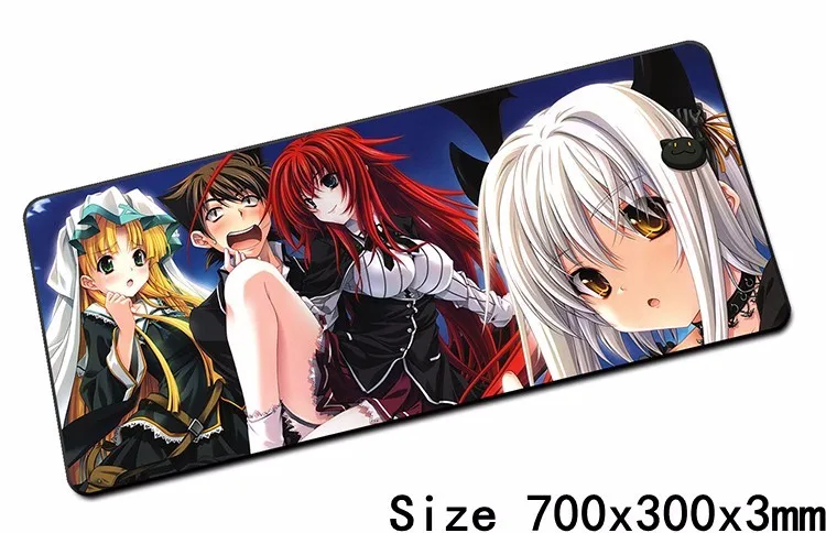 Школьный dxd коврик для мыши лучший 70x30 см игровой коврик для мыши геймер Коврик для мыши HD коврик с принтом клавиатура компьютерная мышь ноутбук игровые коврики