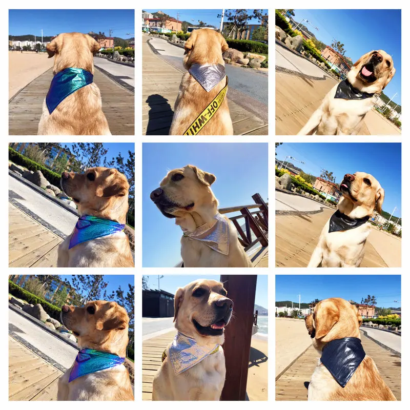 Супер легкий собачий ошейник кошачий шарф большая бандана для собак нагрудники