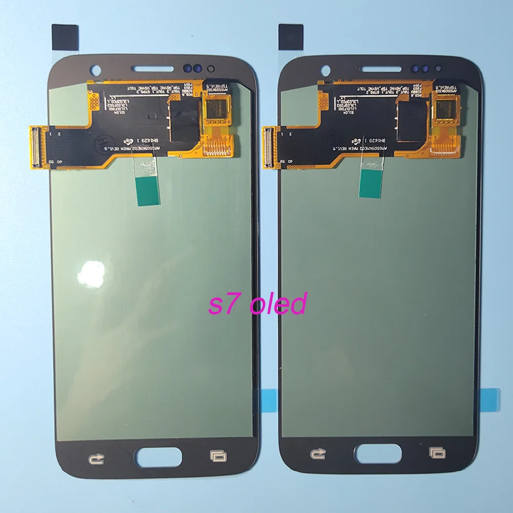 ЖК дисплей AMOLED для SAMSUNG Galaxy S7 G930 G930F с сенсорным экраном и дигитайзером G930A SM в