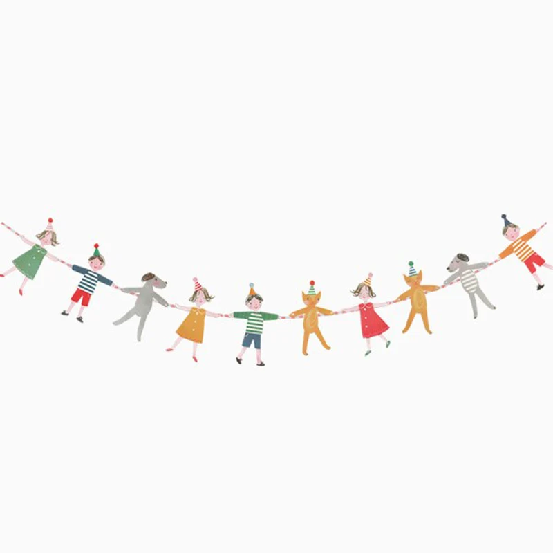 Эльф Магия красочные милые дети держать руки фоновое украшение pull флаг баннер