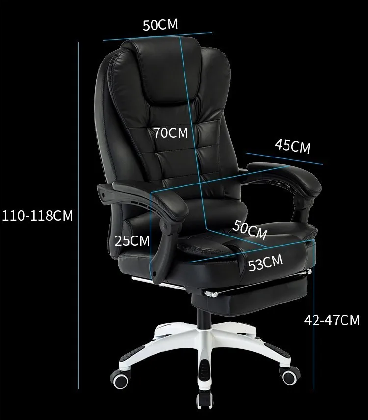 Высокое качество H-4 Esports Silla геймер игровой офисное кресло с подставкой для ног Эргономика может лежать синтетические кожаные колеса бытовой