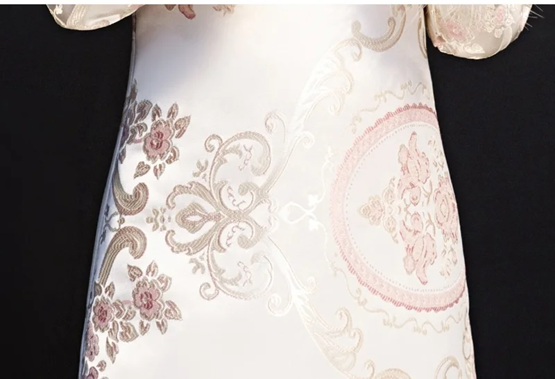 Cheongsam платье миди элегантное китайское платье es мать и дочь зимнее теплое современное китайское платье Интернет Китайский магазин FF1749