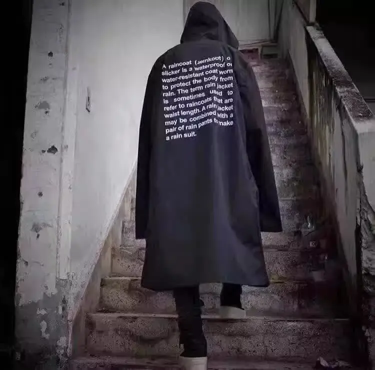 Новинка 2018 хип-хоп kanye west модная с буквенным принтом Vetements негабаритная для мужчин