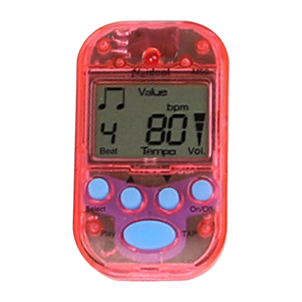 M50 Digital Tuner Guitar Metronome LCD Display Clip On Rhythm Piano Electronic Universal Violin Pitch Generator Mini Accessories