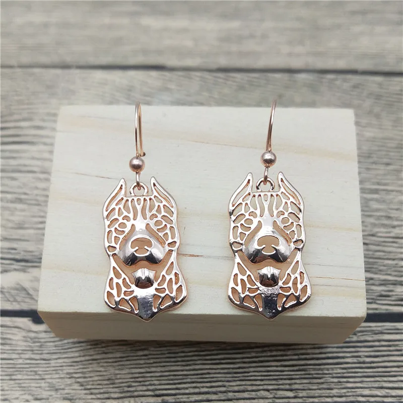 Новые американские висячие серьги Pitbull трендовые стильные модные для собаки