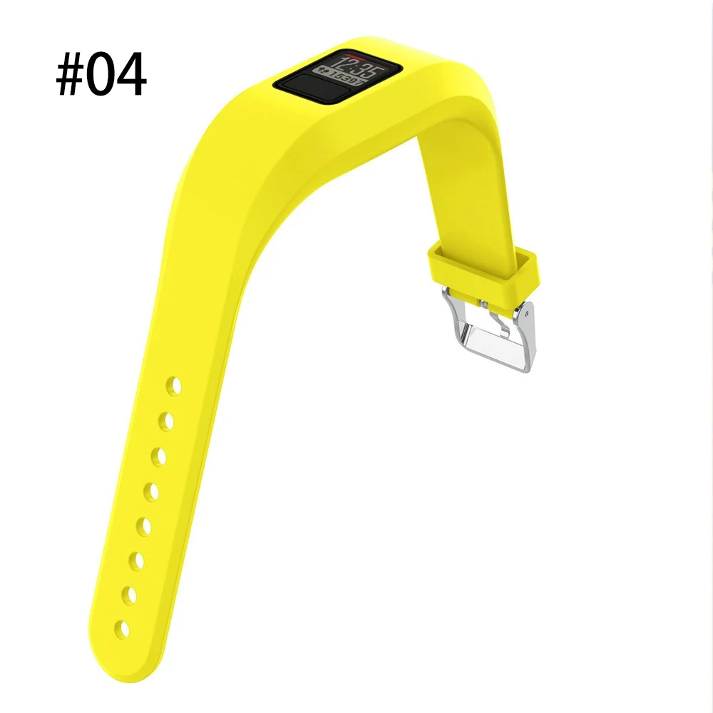 yellow Сменный силиконовый ремешок для наручных часов Garmin Vivofit 3 поколения смарт-браслет ремешок на запястье - Цвет: yellow