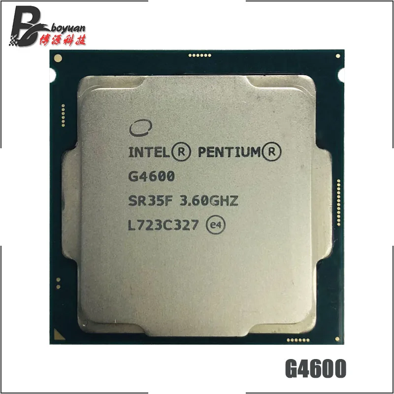 Intel Pentium G4600 3,6 ГГц двухъядерный процессор Quad-нить Процессор процессор 3 м 51 Вт LGA 1151